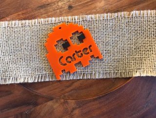 Pacman-Custom Ghost Kids Keychain Keyring Gift