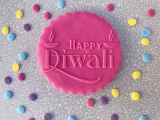 Buy Online Happy Diwali Cookie Fondant Embossed Stamps