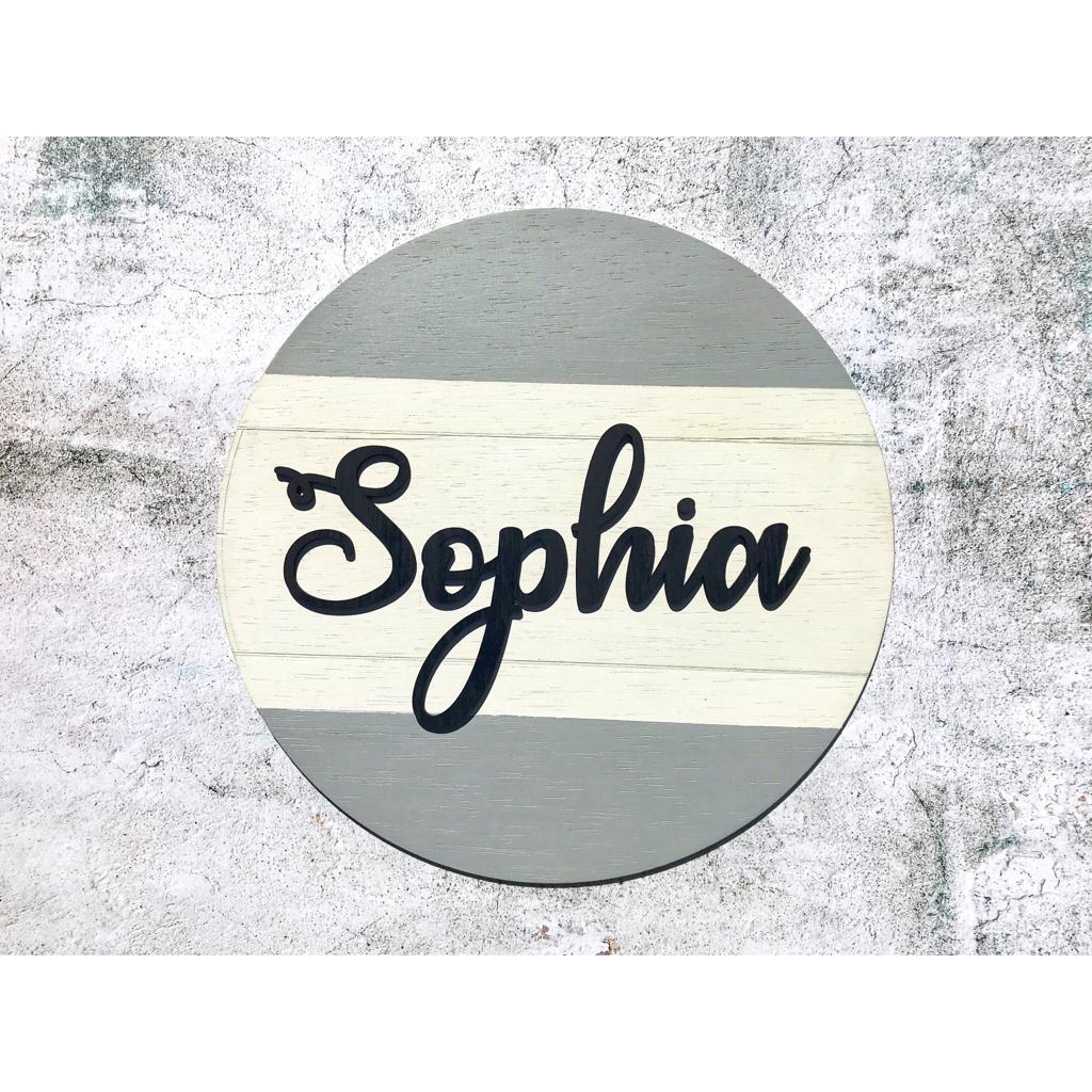 Shop Online Personalised Custom Design Name Plaque, Nursery Wall Sign, Room Decor, Wall Arts gifts - www.glittersrus.com.au